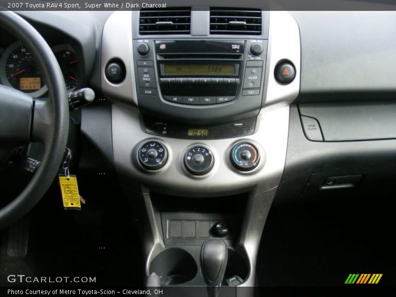 Super White / Dark Charcoal 2007 Toyota RAV4 Sport