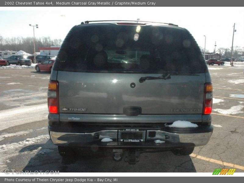 Medium Charcoal Gray Metallic / Graphite/Medium Gray 2002 Chevrolet Tahoe 4x4