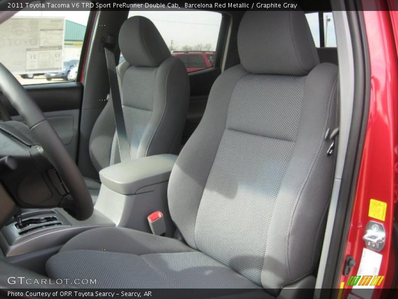  2011 Tacoma V6 TRD Sport PreRunner Double Cab Graphite Gray Interior