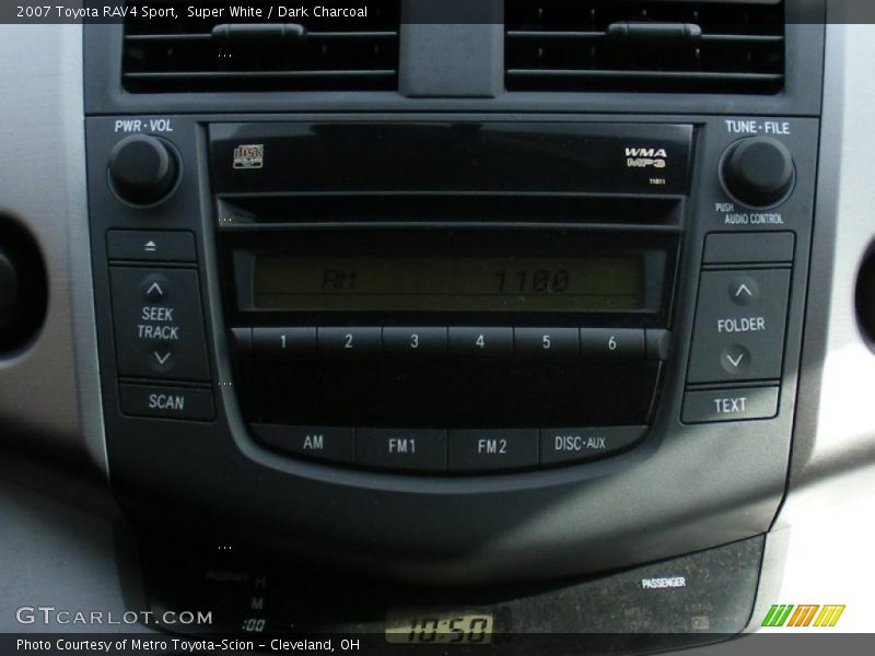Super White / Dark Charcoal 2007 Toyota RAV4 Sport