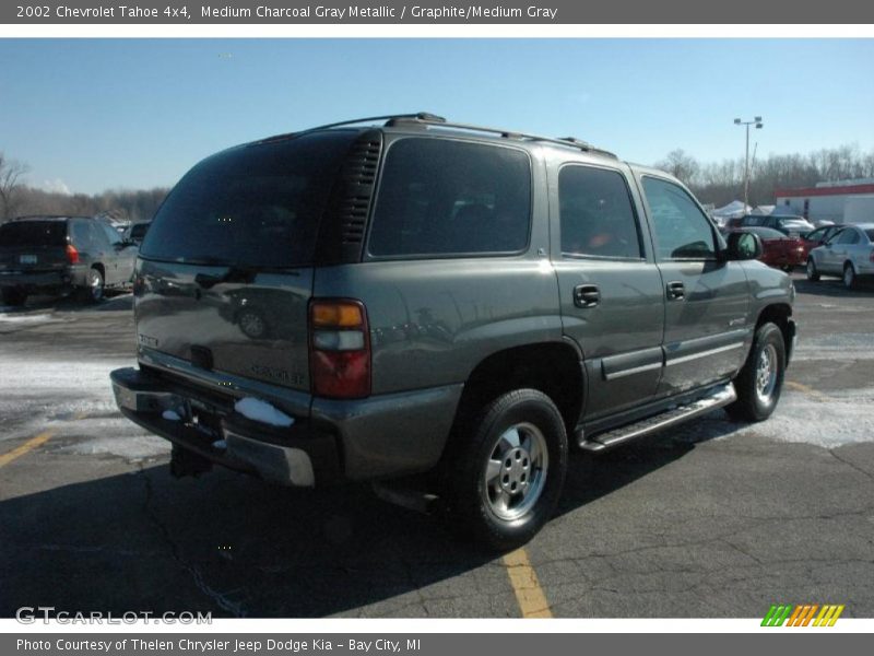 Medium Charcoal Gray Metallic / Graphite/Medium Gray 2002 Chevrolet Tahoe 4x4