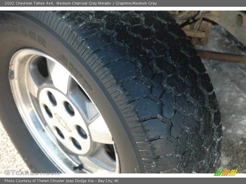 Medium Charcoal Gray Metallic / Graphite/Medium Gray 2002 Chevrolet Tahoe 4x4