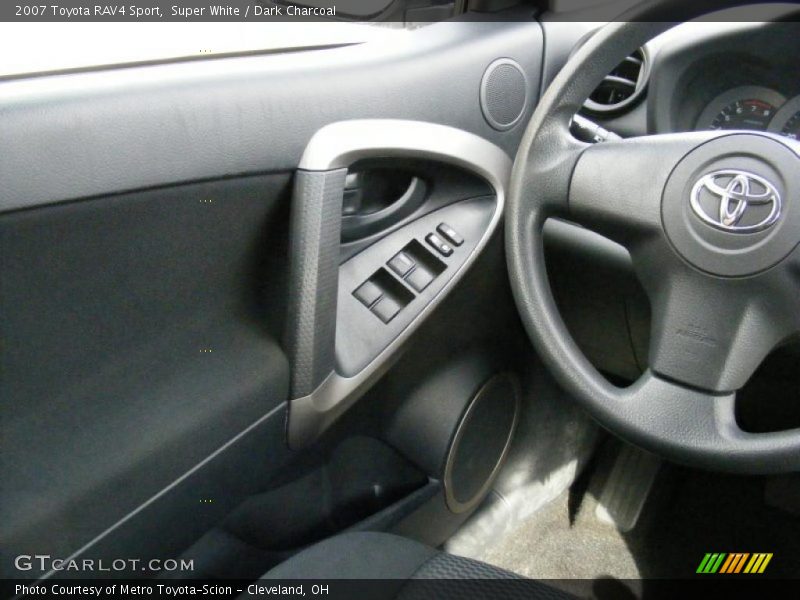 Super White / Dark Charcoal 2007 Toyota RAV4 Sport