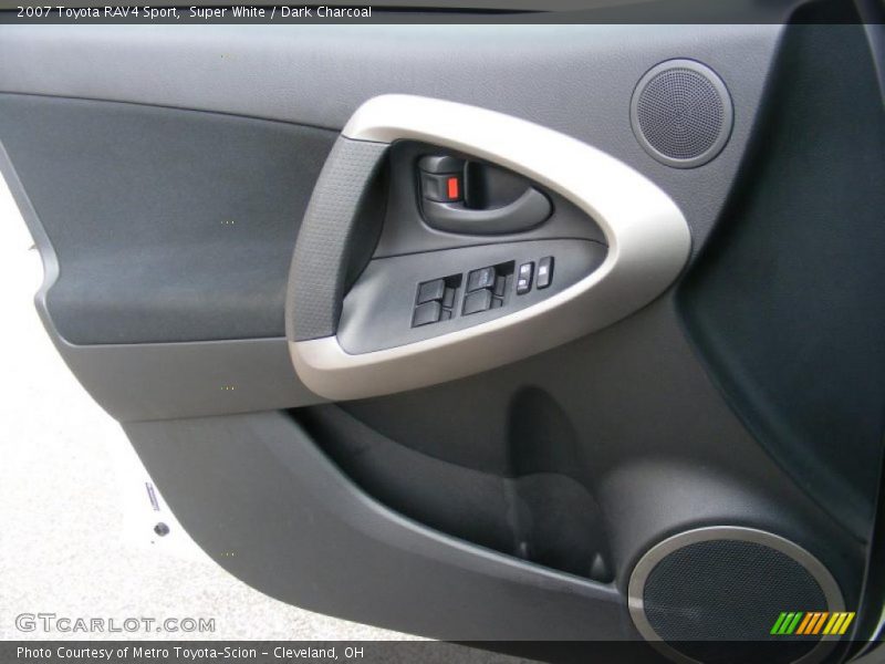 Super White / Dark Charcoal 2007 Toyota RAV4 Sport
