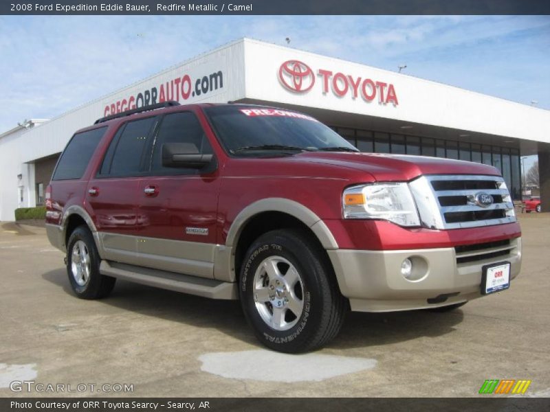 Redfire Metallic / Camel 2008 Ford Expedition Eddie Bauer