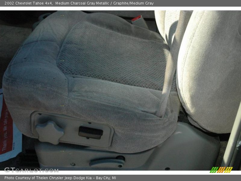 Medium Charcoal Gray Metallic / Graphite/Medium Gray 2002 Chevrolet Tahoe 4x4