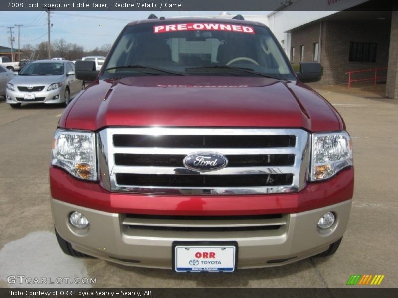 Redfire Metallic / Camel 2008 Ford Expedition Eddie Bauer