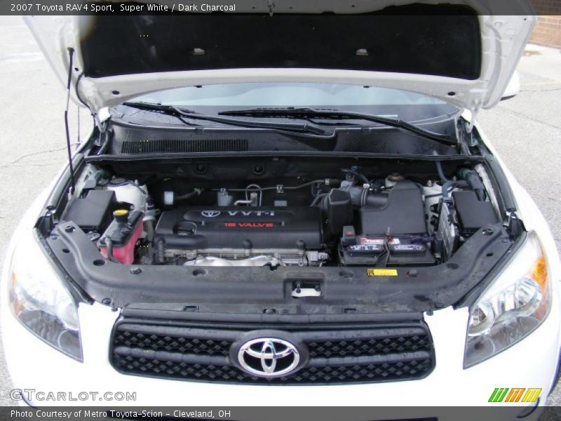 Super White / Dark Charcoal 2007 Toyota RAV4 Sport