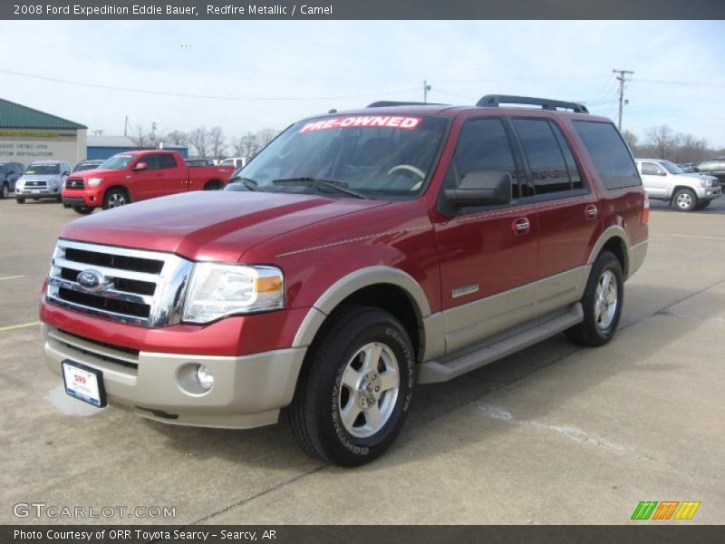 Redfire Metallic / Camel 2008 Ford Expedition Eddie Bauer