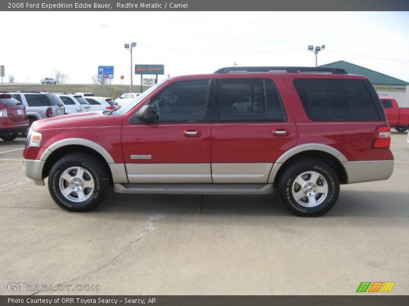 Redfire Metallic / Camel 2008 Ford Expedition Eddie Bauer