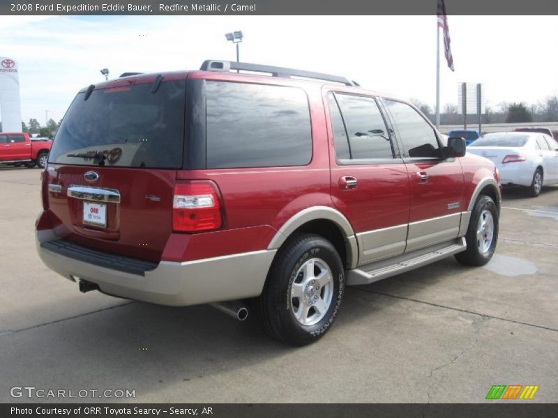 Redfire Metallic / Camel 2008 Ford Expedition Eddie Bauer