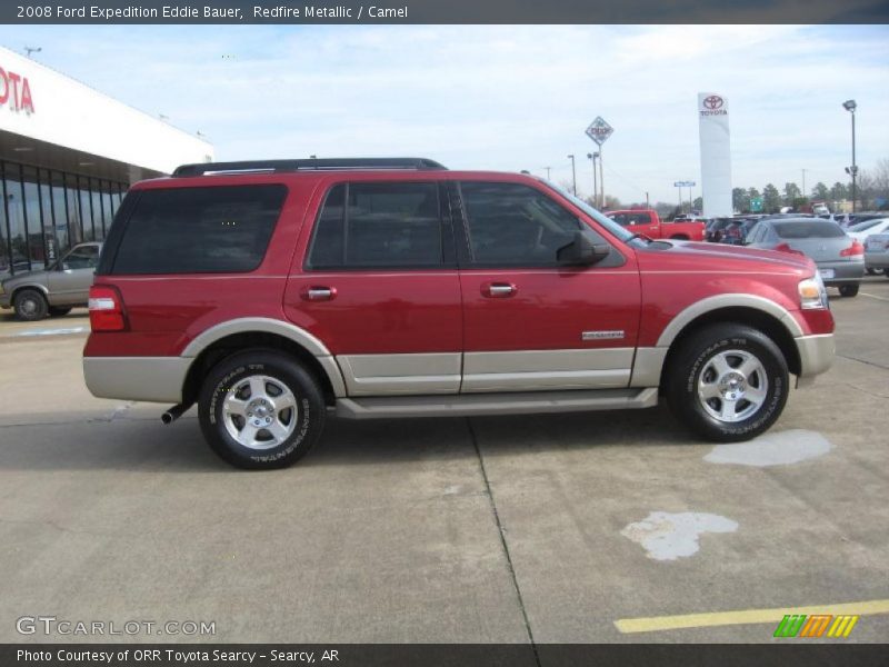 Redfire Metallic / Camel 2008 Ford Expedition Eddie Bauer