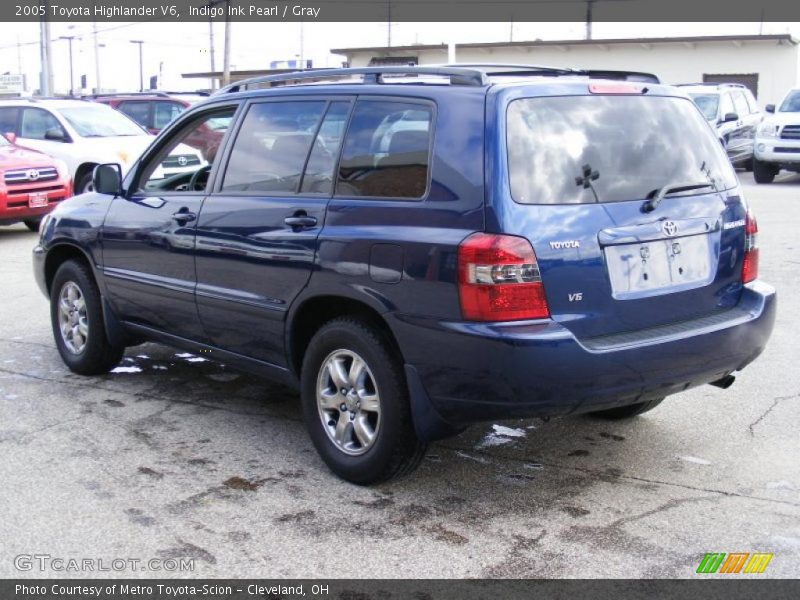 Indigo Ink Pearl / Gray 2005 Toyota Highlander V6