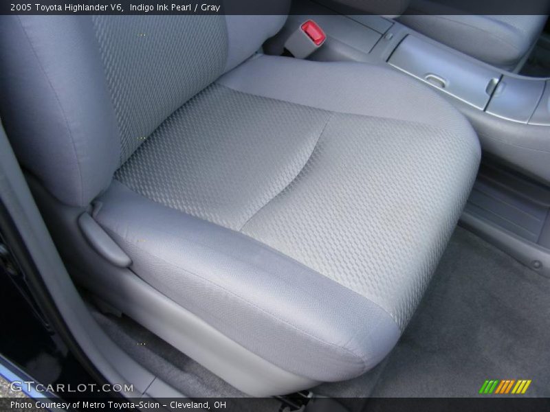 Indigo Ink Pearl / Gray 2005 Toyota Highlander V6