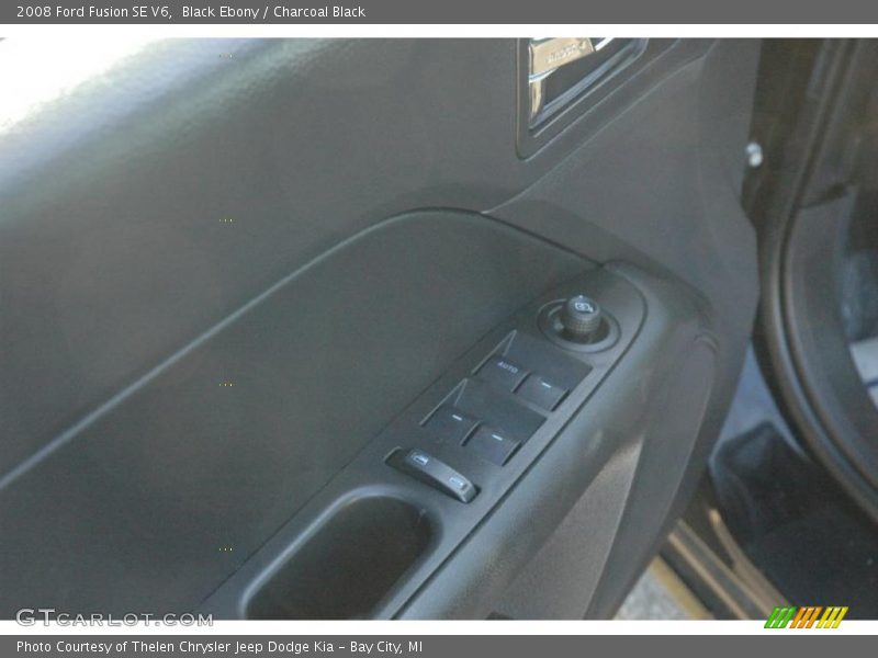Black Ebony / Charcoal Black 2008 Ford Fusion SE V6