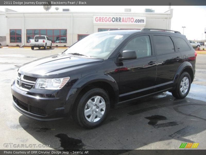 Blackberry Pearl / Black 2011 Dodge Journey Express