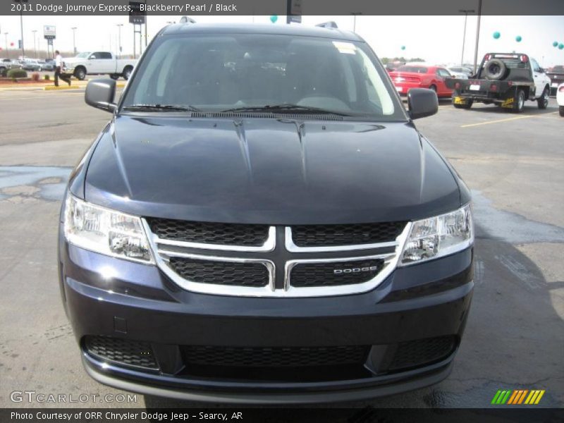 Blackberry Pearl / Black 2011 Dodge Journey Express