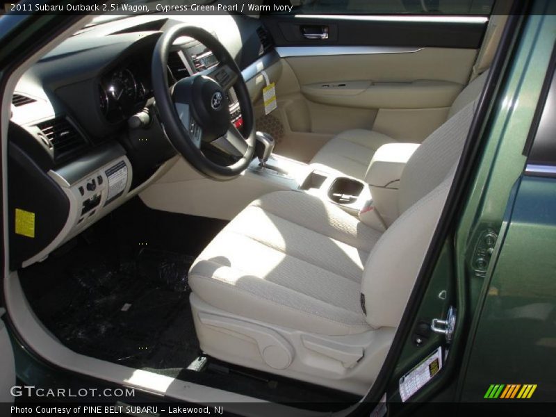  2011 Outback 2.5i Wagon Warm Ivory Interior