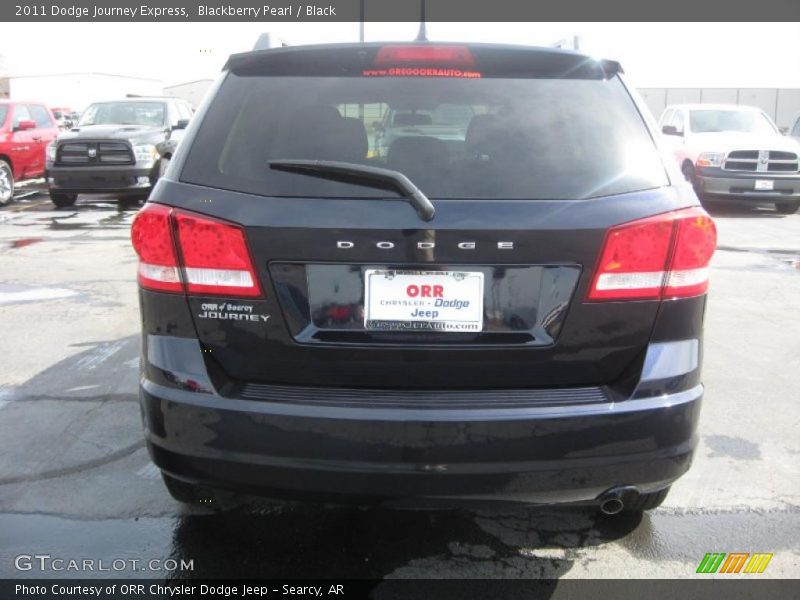 Blackberry Pearl / Black 2011 Dodge Journey Express
