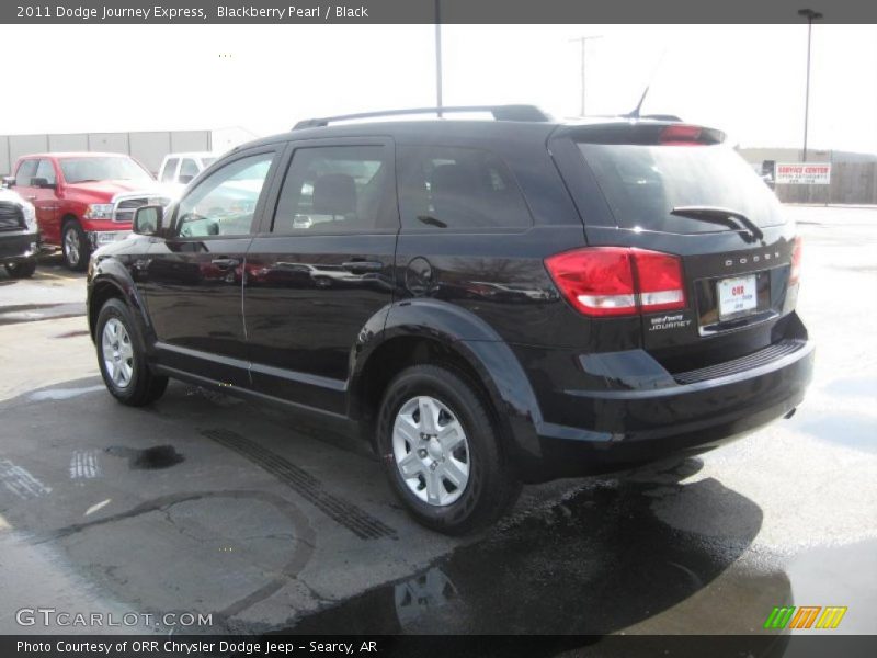 Blackberry Pearl / Black 2011 Dodge Journey Express