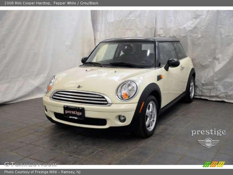 Pepper White / Grey/Black 2008 Mini Cooper Hardtop