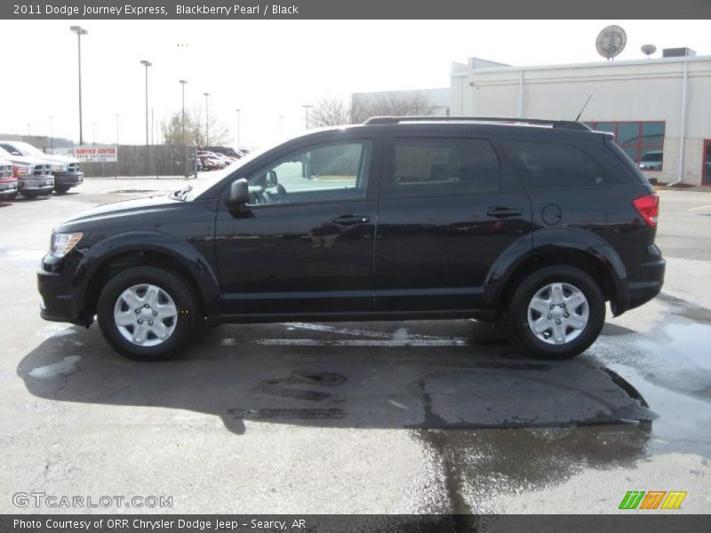 Blackberry Pearl / Black 2011 Dodge Journey Express