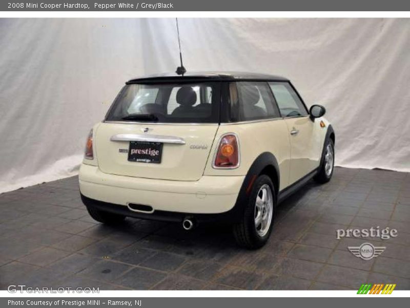Pepper White / Grey/Black 2008 Mini Cooper Hardtop