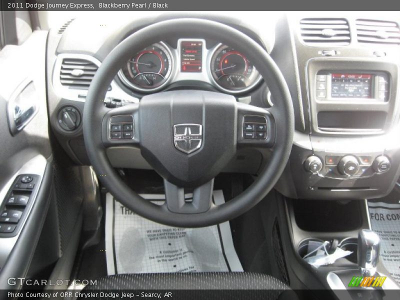 Blackberry Pearl / Black 2011 Dodge Journey Express