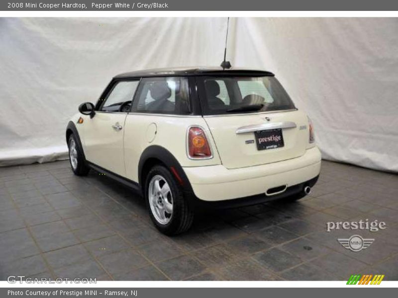 Pepper White / Grey/Black 2008 Mini Cooper Hardtop