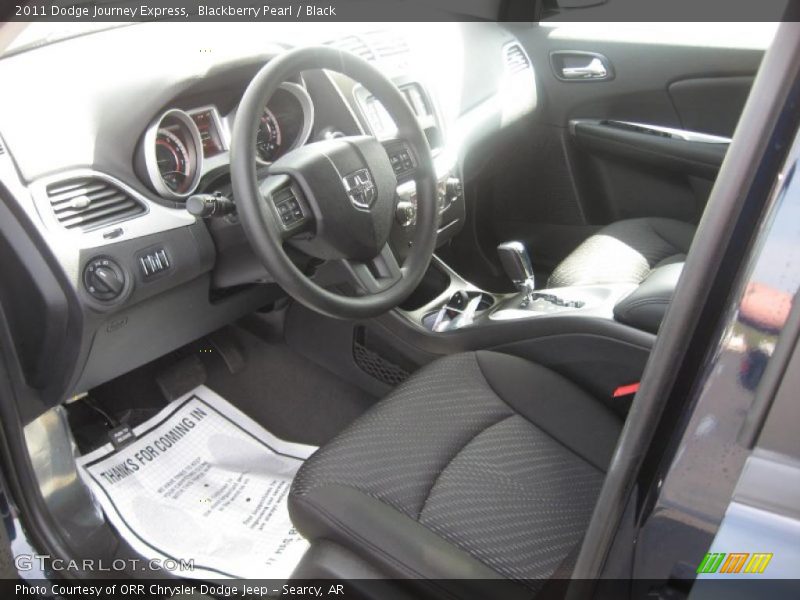 Blackberry Pearl / Black 2011 Dodge Journey Express