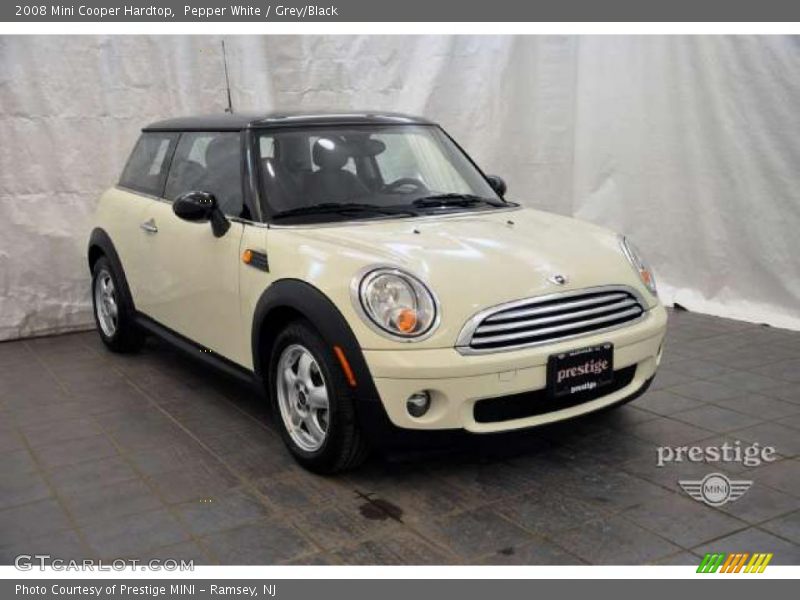 Pepper White / Grey/Black 2008 Mini Cooper Hardtop