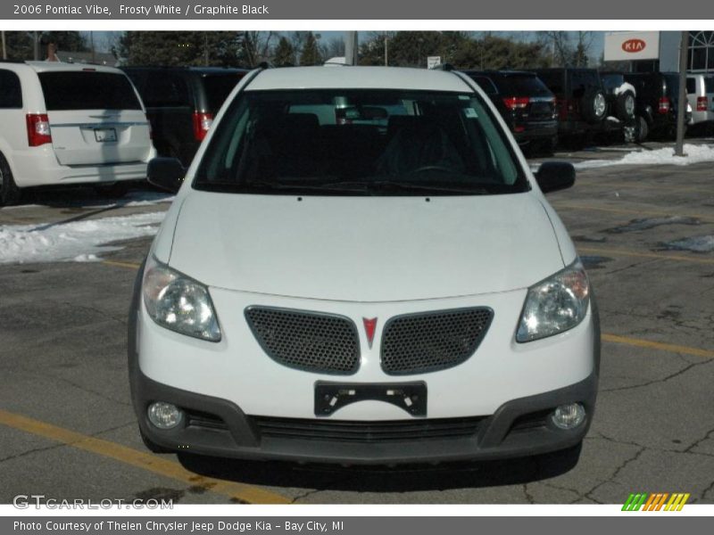 Frosty White / Graphite Black 2006 Pontiac Vibe