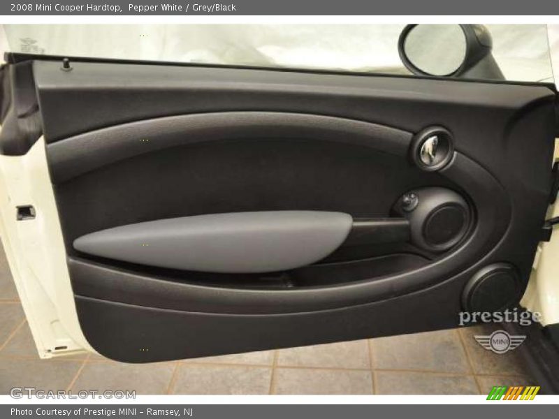 Pepper White / Grey/Black 2008 Mini Cooper Hardtop