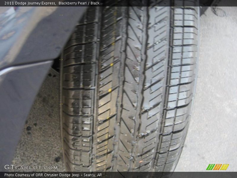 Blackberry Pearl / Black 2011 Dodge Journey Express