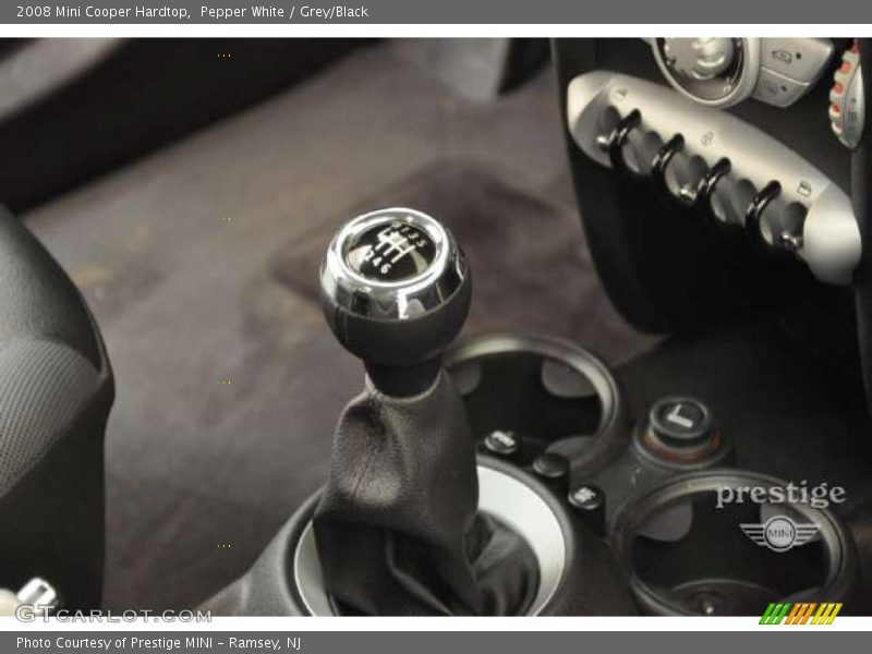 Pepper White / Grey/Black 2008 Mini Cooper Hardtop