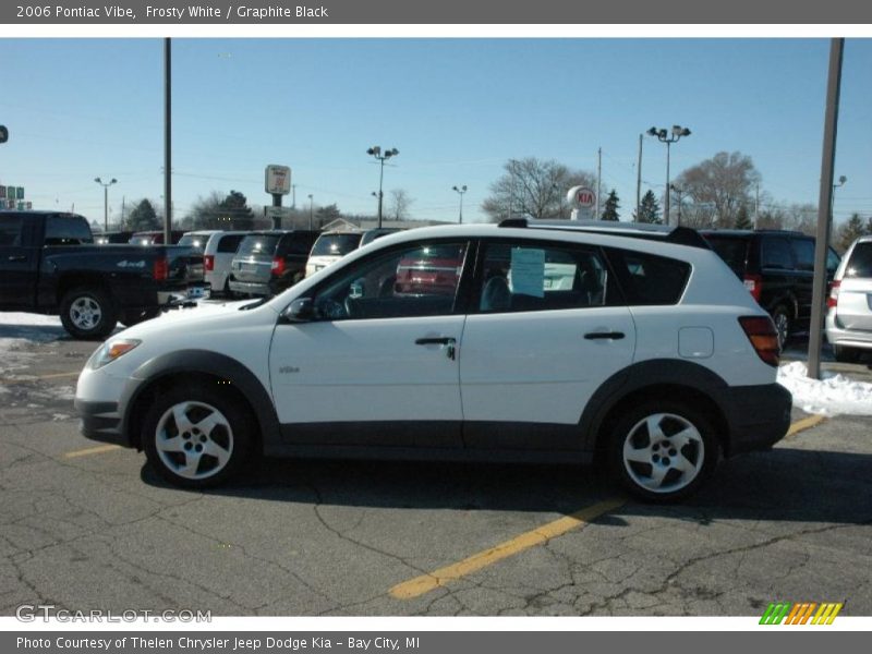 Frosty White / Graphite Black 2006 Pontiac Vibe