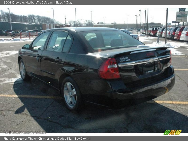 Black / Gray 2004 Chevrolet Malibu LT V6 Sedan