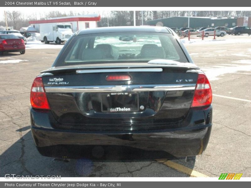 Black / Gray 2004 Chevrolet Malibu LT V6 Sedan