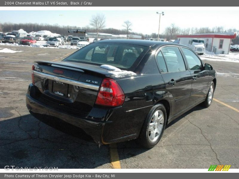 Black / Gray 2004 Chevrolet Malibu LT V6 Sedan