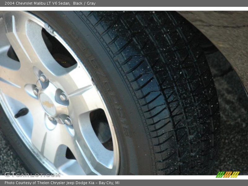Black / Gray 2004 Chevrolet Malibu LT V6 Sedan