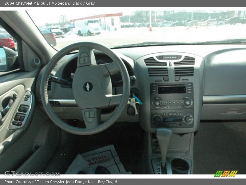 Black / Gray 2004 Chevrolet Malibu LT V6 Sedan