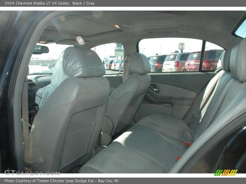 Black / Gray 2004 Chevrolet Malibu LT V6 Sedan