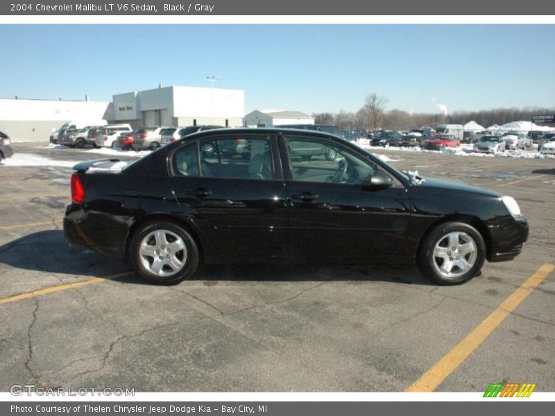 Black / Gray 2004 Chevrolet Malibu LT V6 Sedan