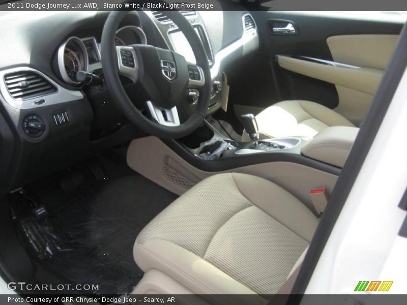  2011 Journey Lux AWD Black/Light Frost Beige Interior