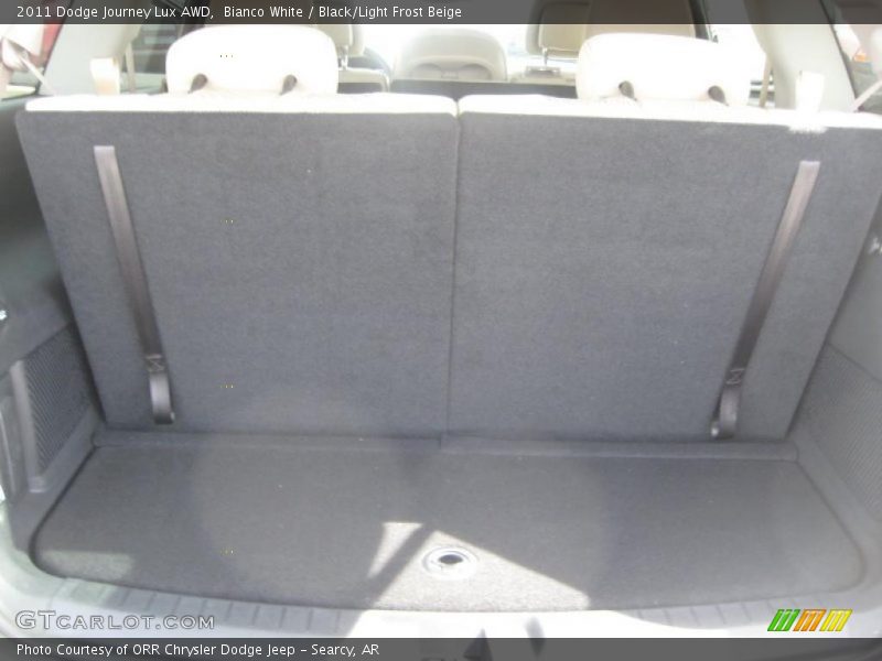 Bianco White / Black/Light Frost Beige 2011 Dodge Journey Lux AWD