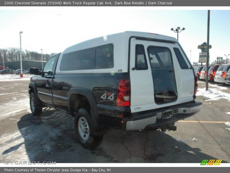 Dark Blue Metallic / Dark Charcoal 2006 Chevrolet Silverado 2500HD Work Truck Regular Cab 4x4