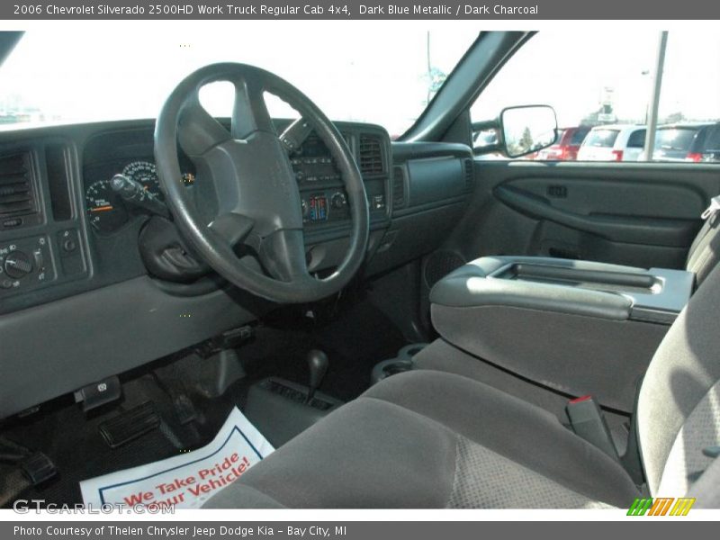 Dark Blue Metallic / Dark Charcoal 2006 Chevrolet Silverado 2500HD Work Truck Regular Cab 4x4