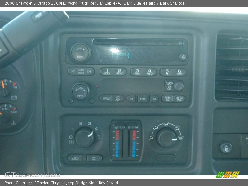 Dark Blue Metallic / Dark Charcoal 2006 Chevrolet Silverado 2500HD Work Truck Regular Cab 4x4
