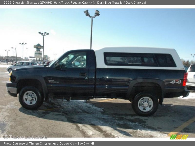Dark Blue Metallic / Dark Charcoal 2006 Chevrolet Silverado 2500HD Work Truck Regular Cab 4x4