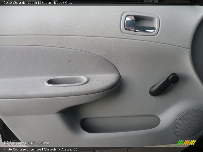 Black / Gray 2010 Chevrolet Cobalt LS Sedan